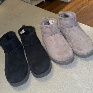 Short Cozy Booties EUC ✨